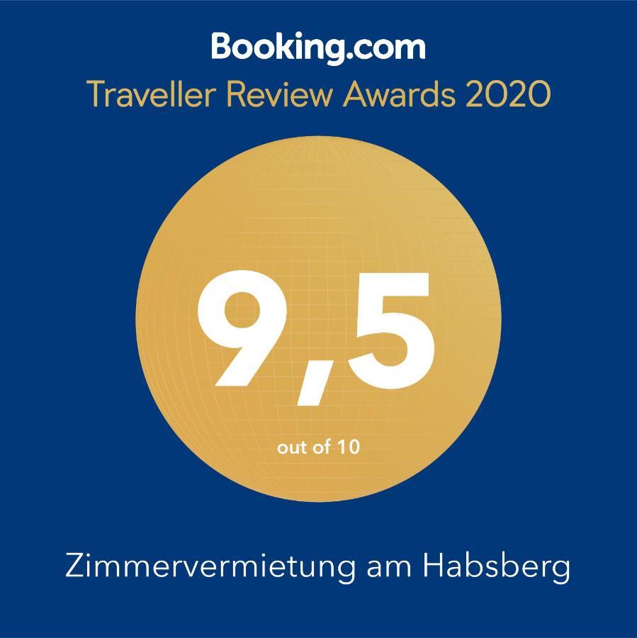 Zimmervermietung Am Habsberg フェルブルク エクステリア 写真
